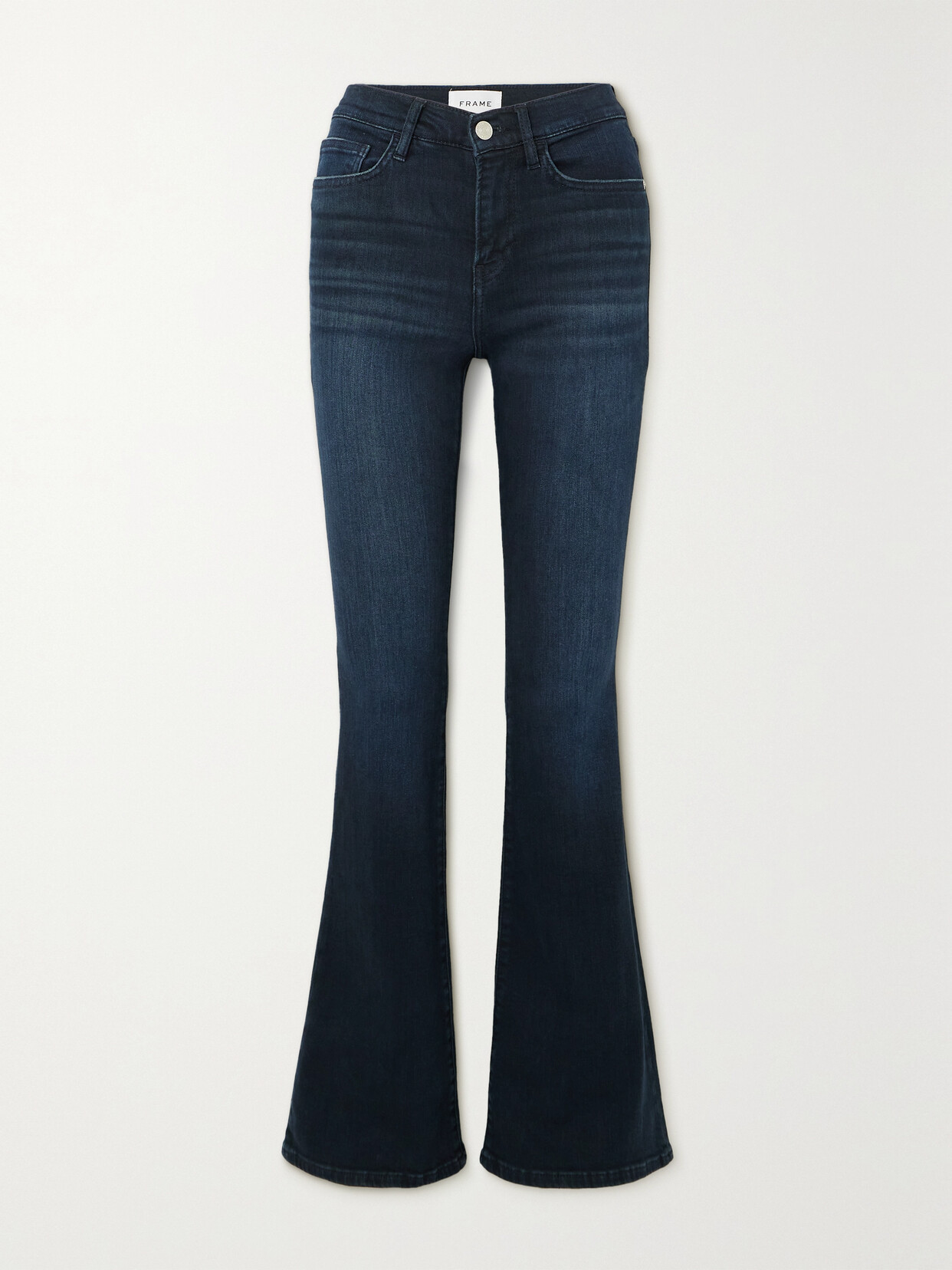 Frame Le High High-rise Flared Jeans In Blue