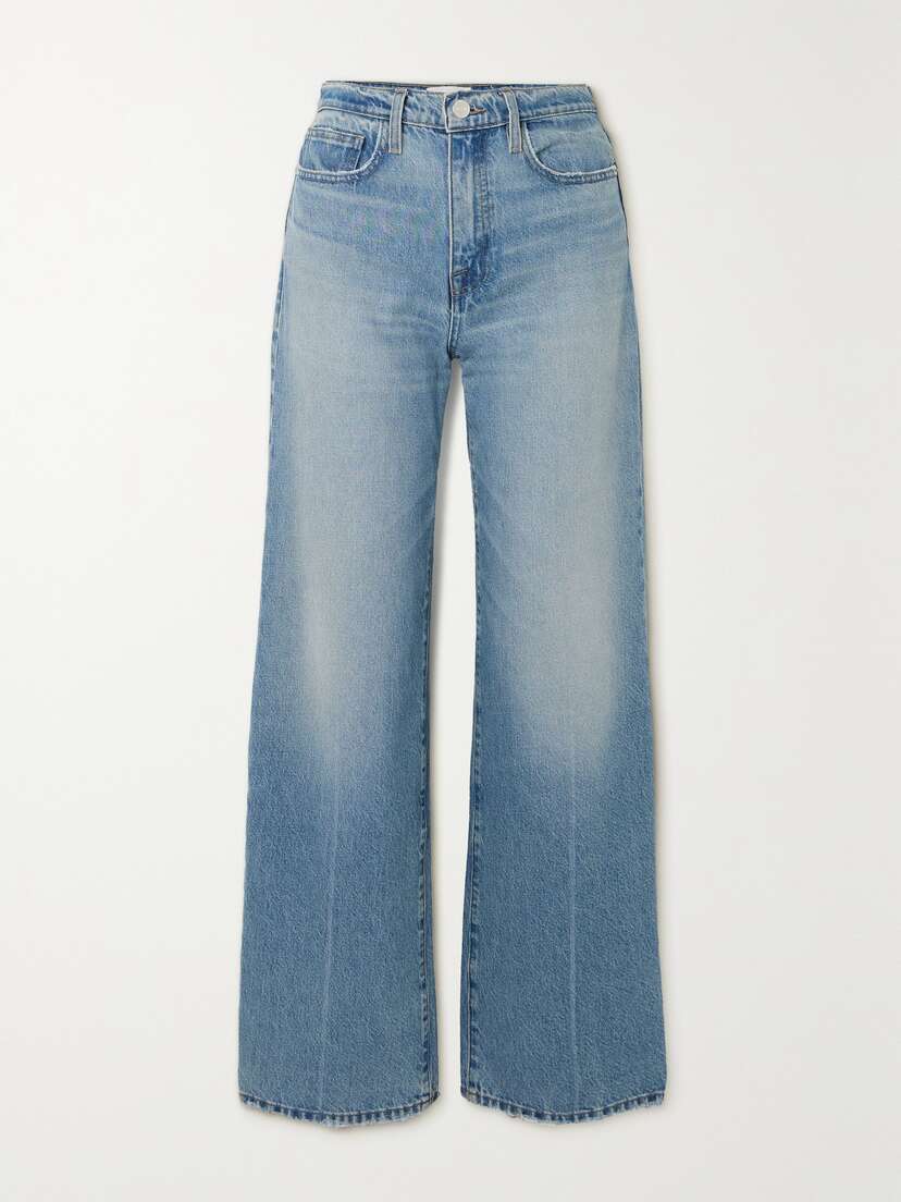 Frame + Net Sustain Le Jane High-rise Wide-leg Jeans