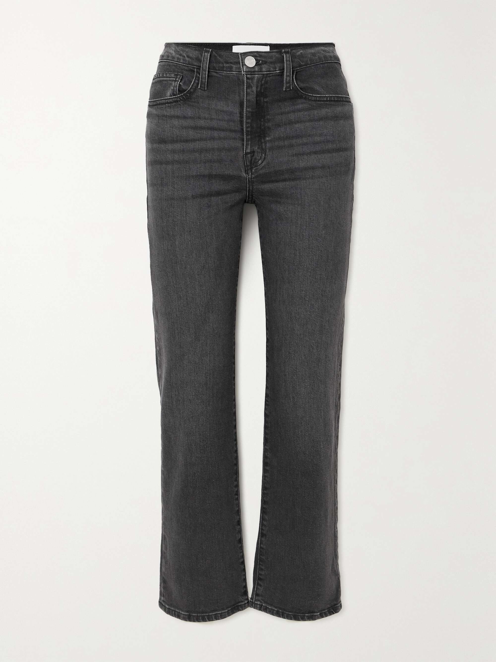 FRAME Le Jane Ankle cropped high-rise straight-leg jeans