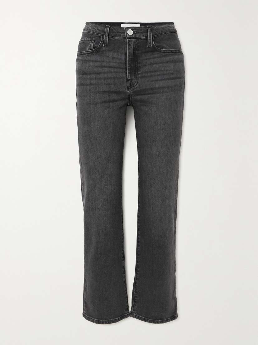 Frame Le Jane Ankle Cropped High-rise Straight-leg Jeans