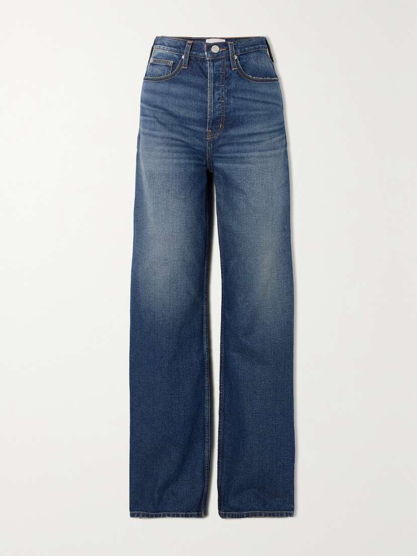 Frame + Net Sustain The 1978 High-rise Straight-leg Jeans