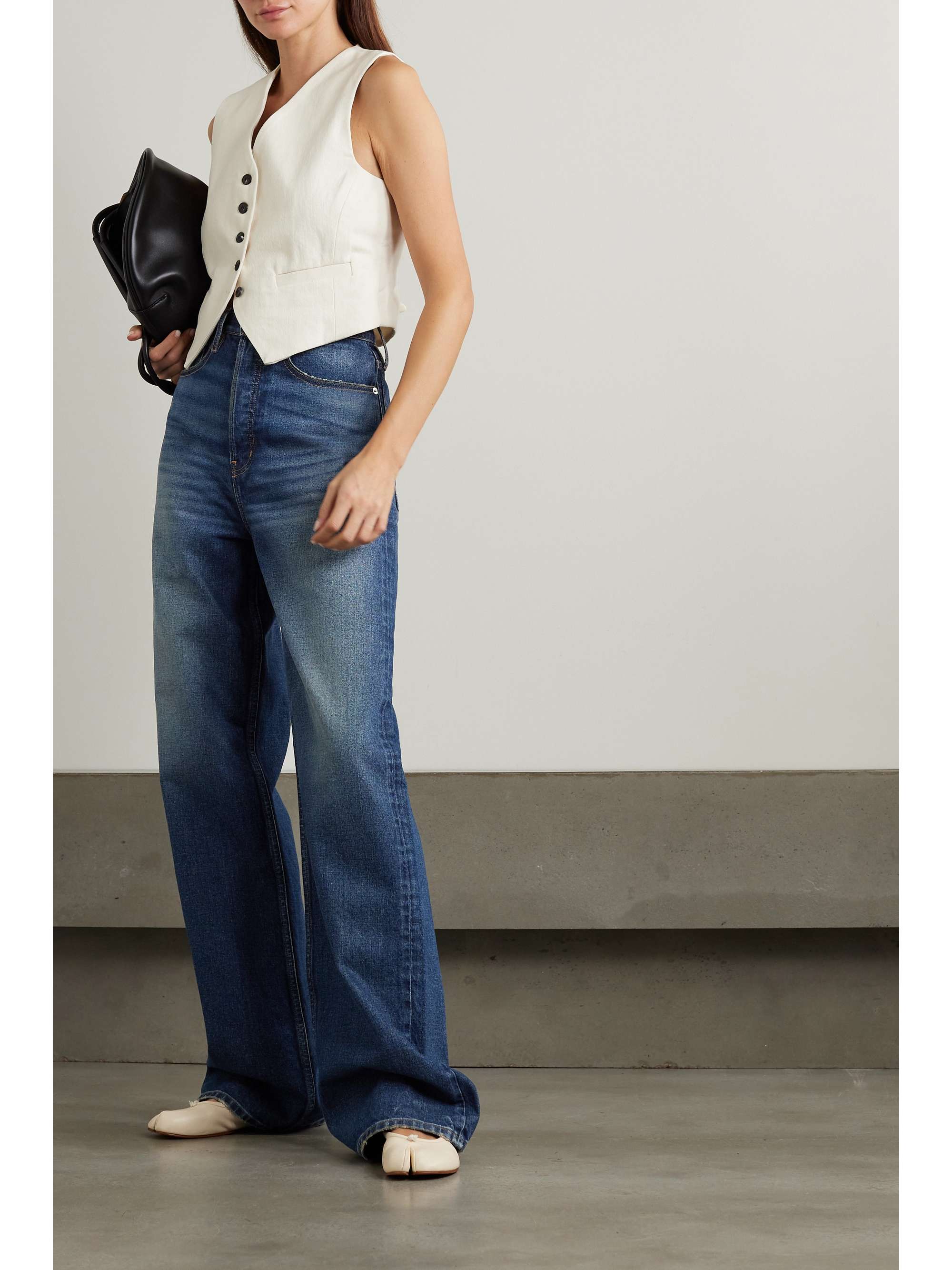 FRAME + NET SUSTAIN The 1978 high-rise straight-leg jeans