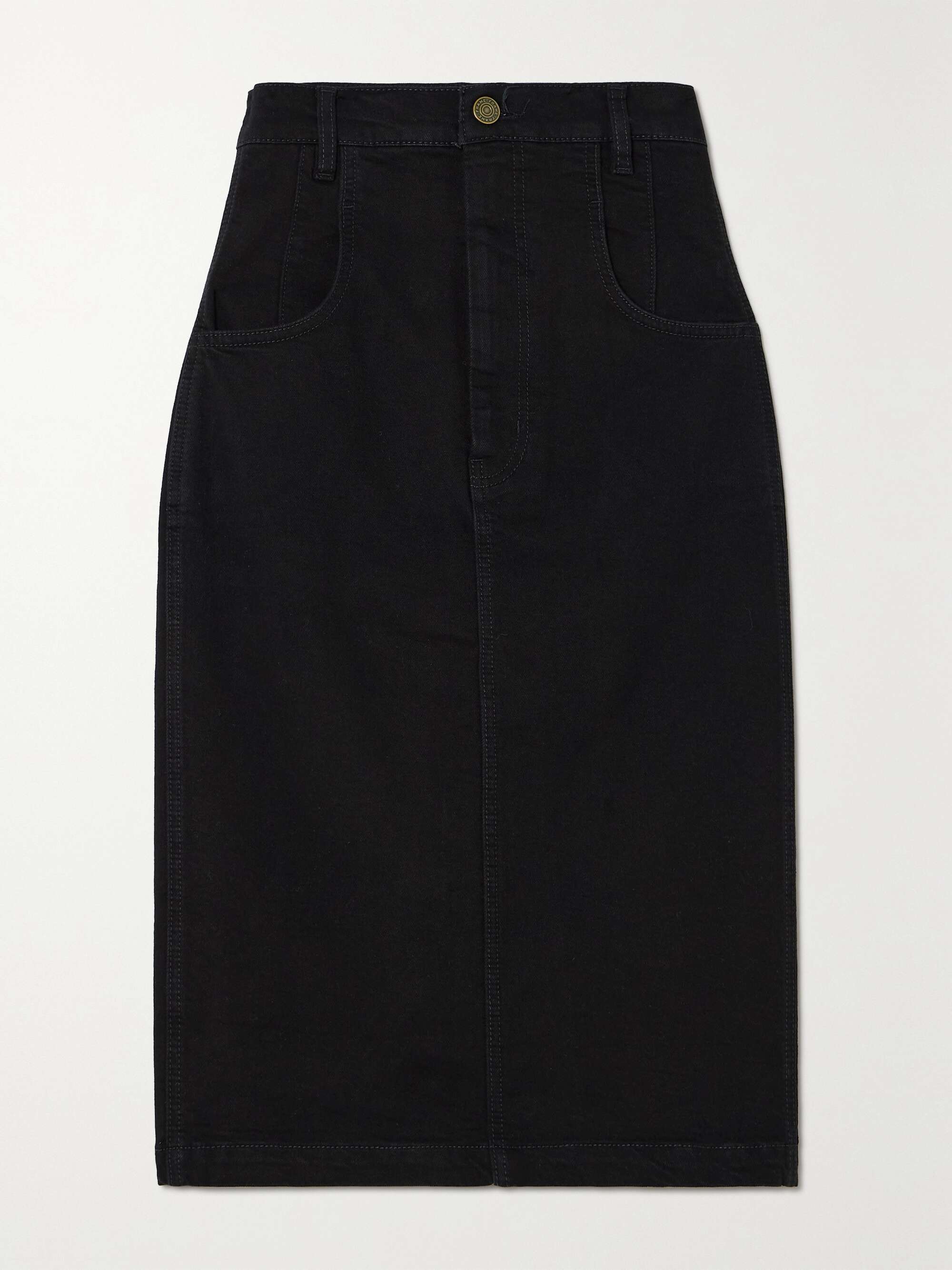 FRAME The High Waisted denim skirt | NET-A-PORTER