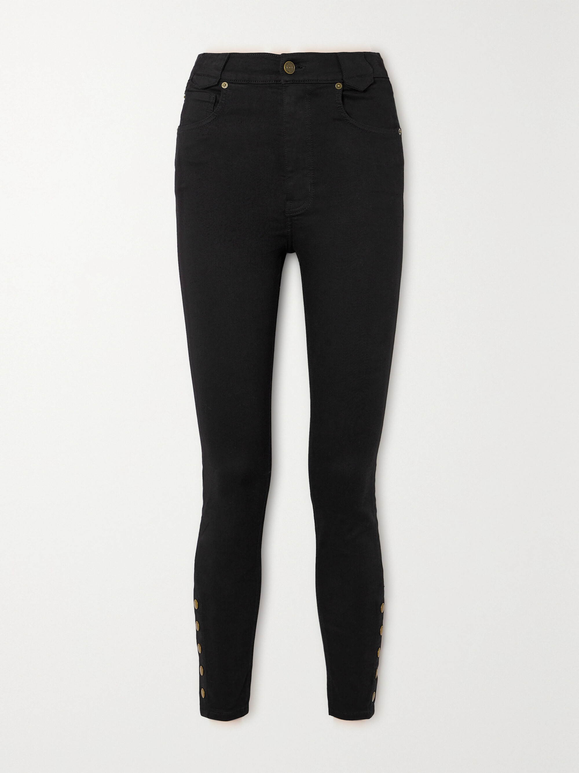 FRAME + NET SUSTAIN The Snapped denim leggings thumbnail
