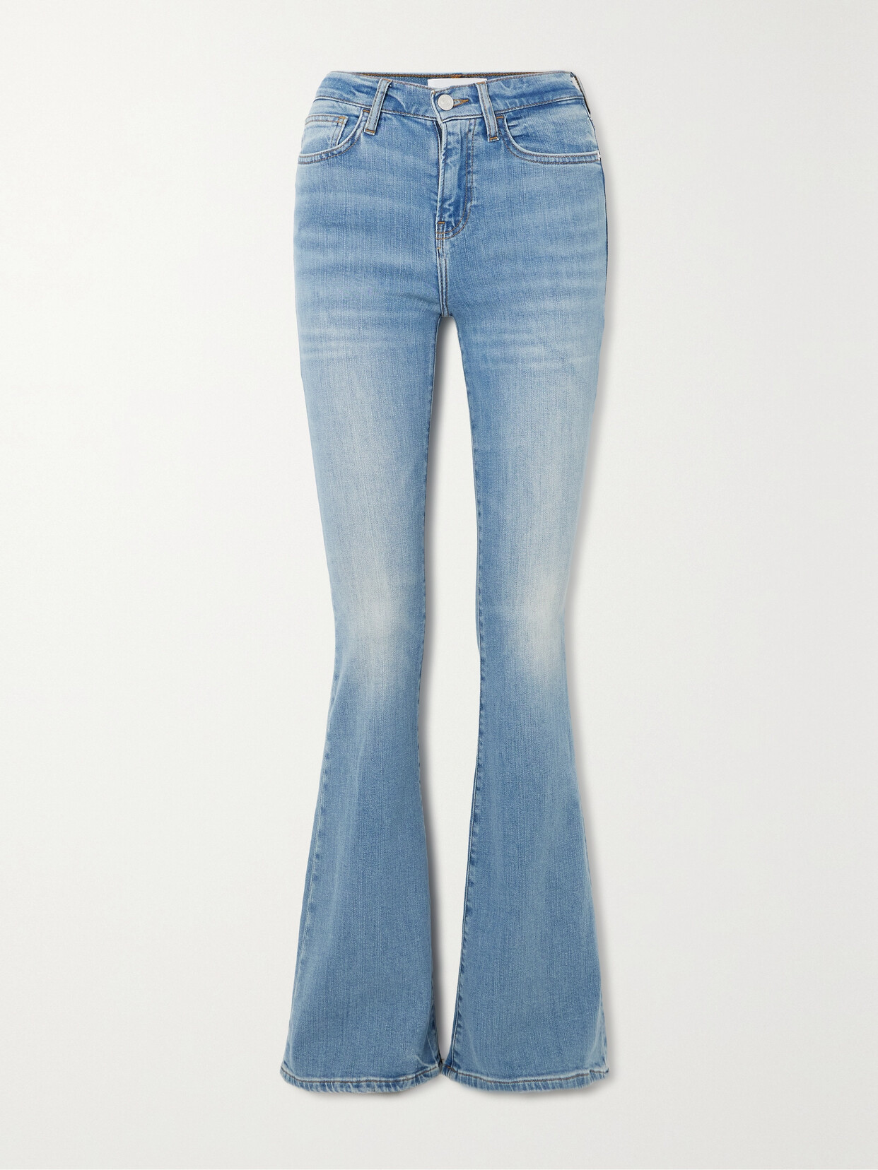 FRAME - Le High Flare High-rise Flared Jeans - Blue