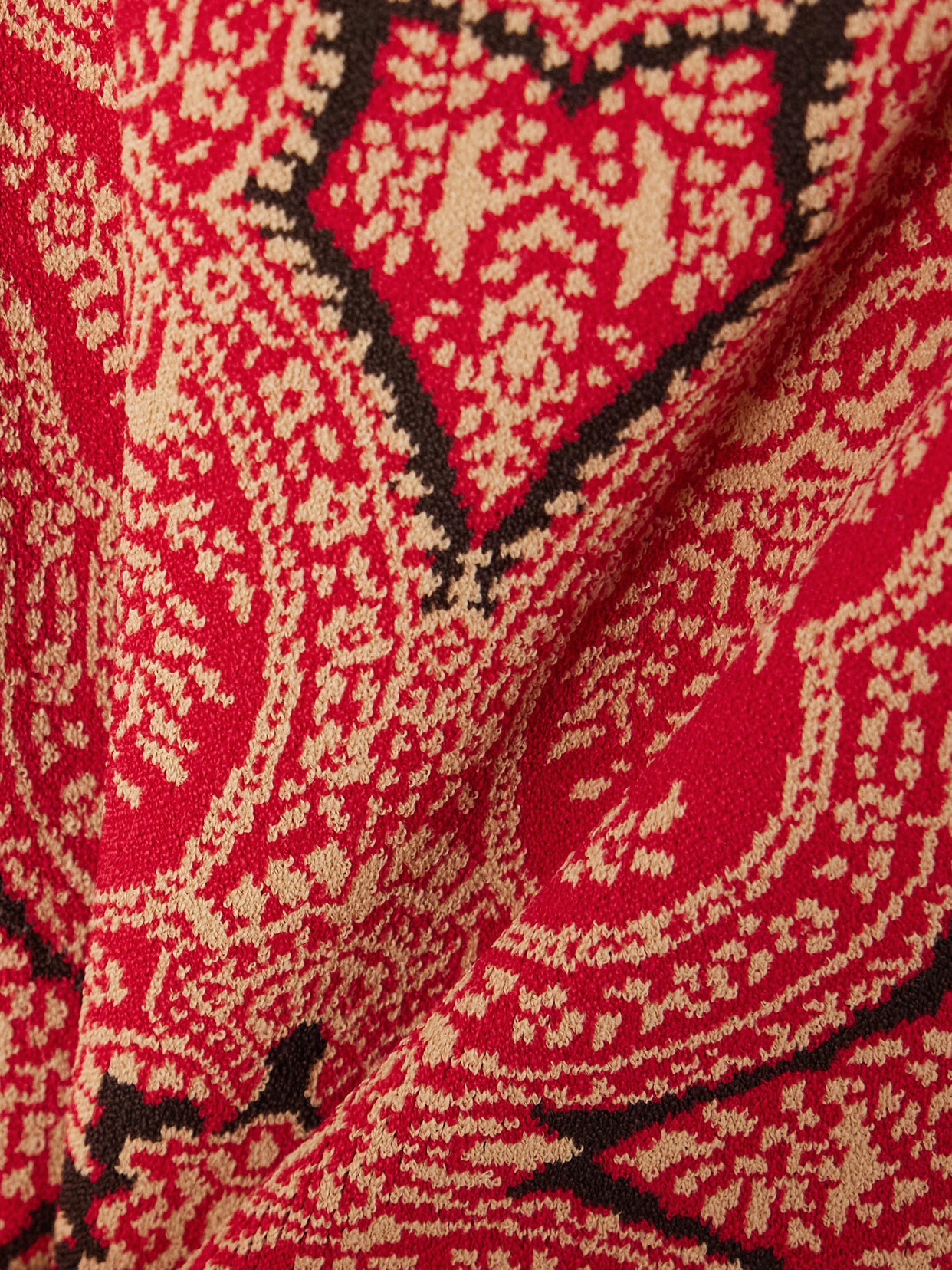 Jacquard-Knit Top