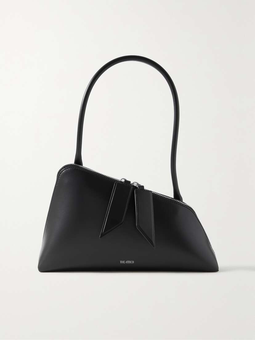 The Attico Sunrise Leather Shoulder Bag -  - One size