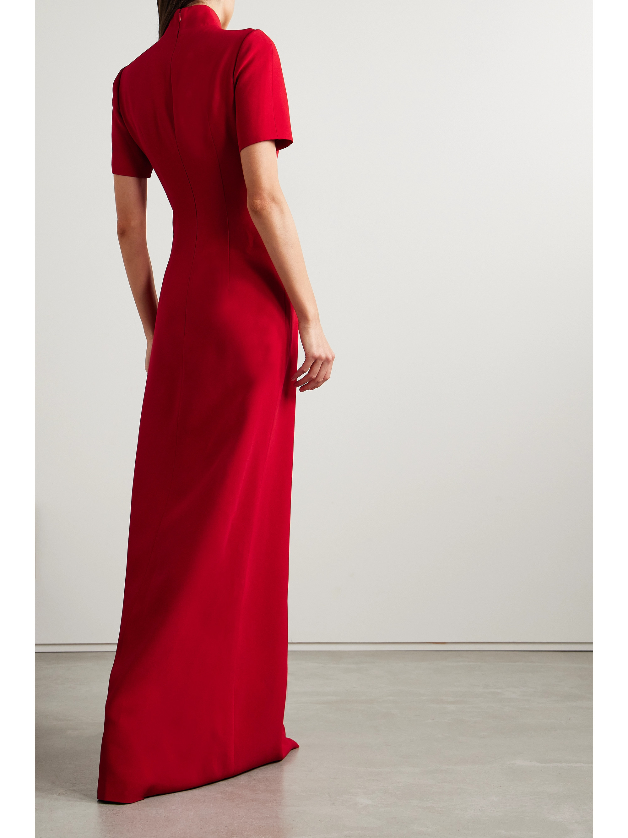 Andrew Gn Embellished crepe maxi dress