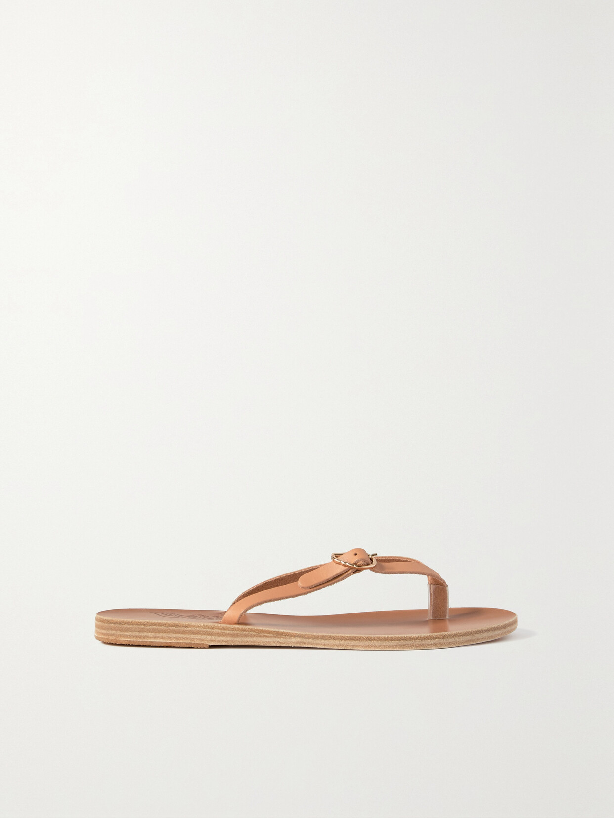 Ancient Greek Sandals - Dihalo Leather Flip Flops - Neutrals