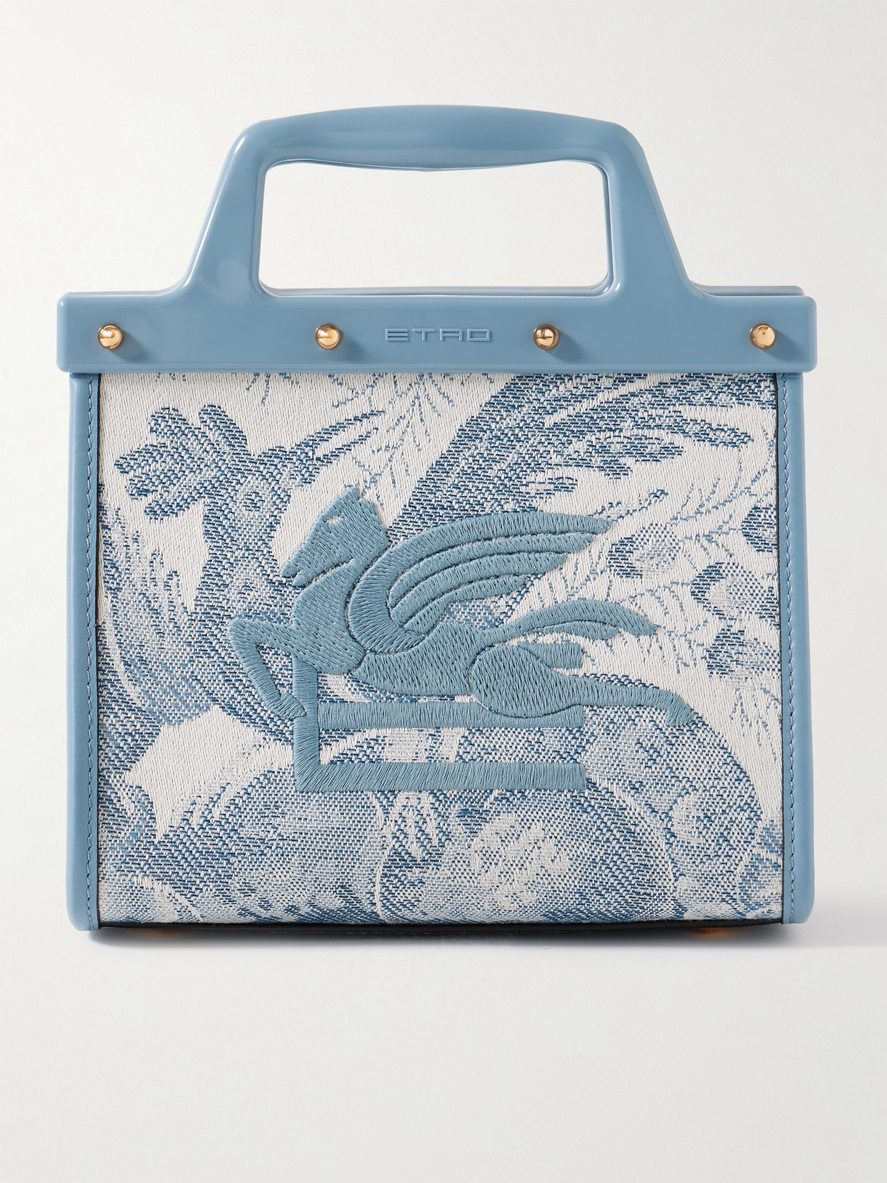 Etro Small Love Trotter Tote Bag In Blue