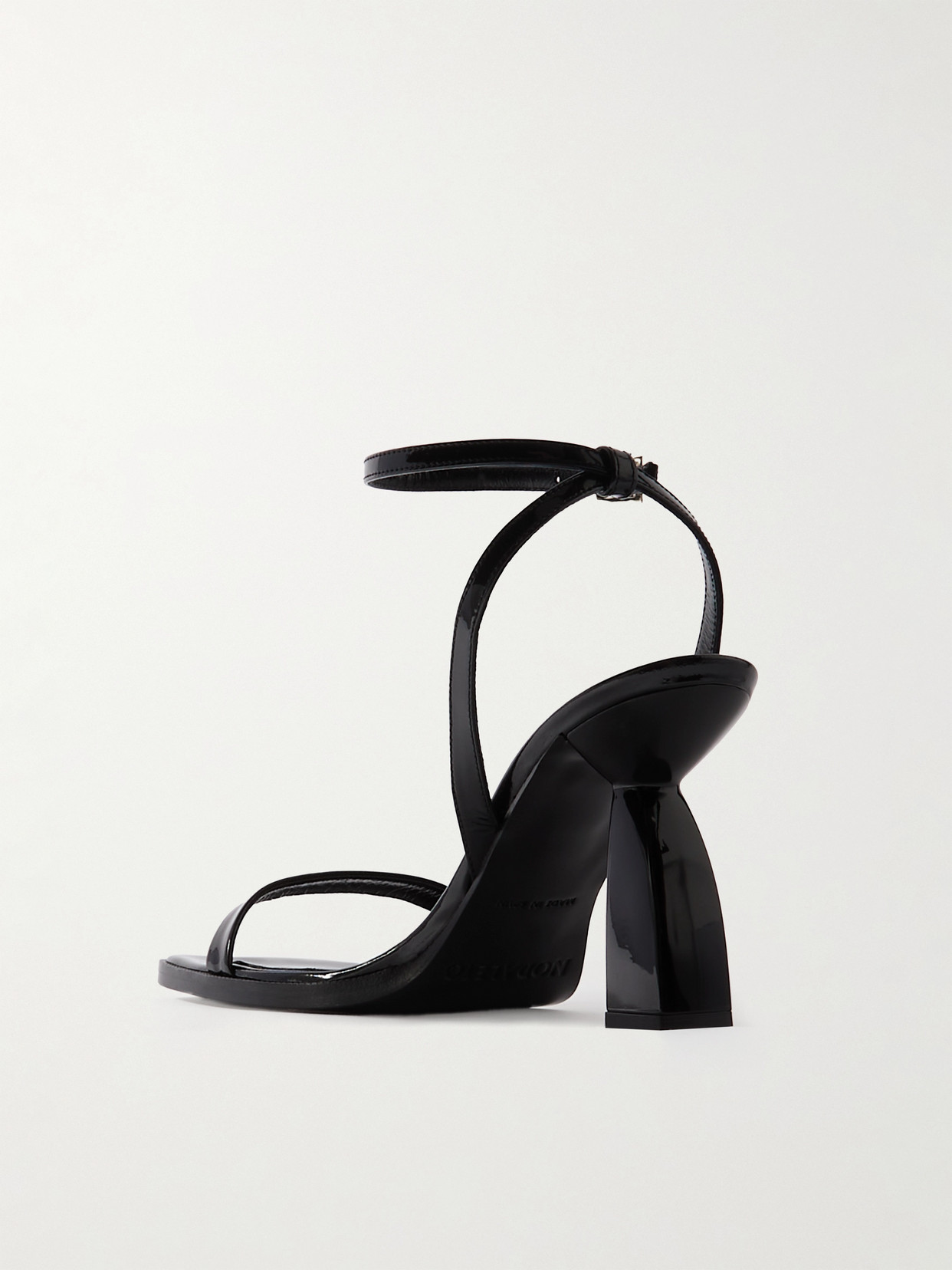 Nodaleto Angel E 90mm Leather Sandals In Black