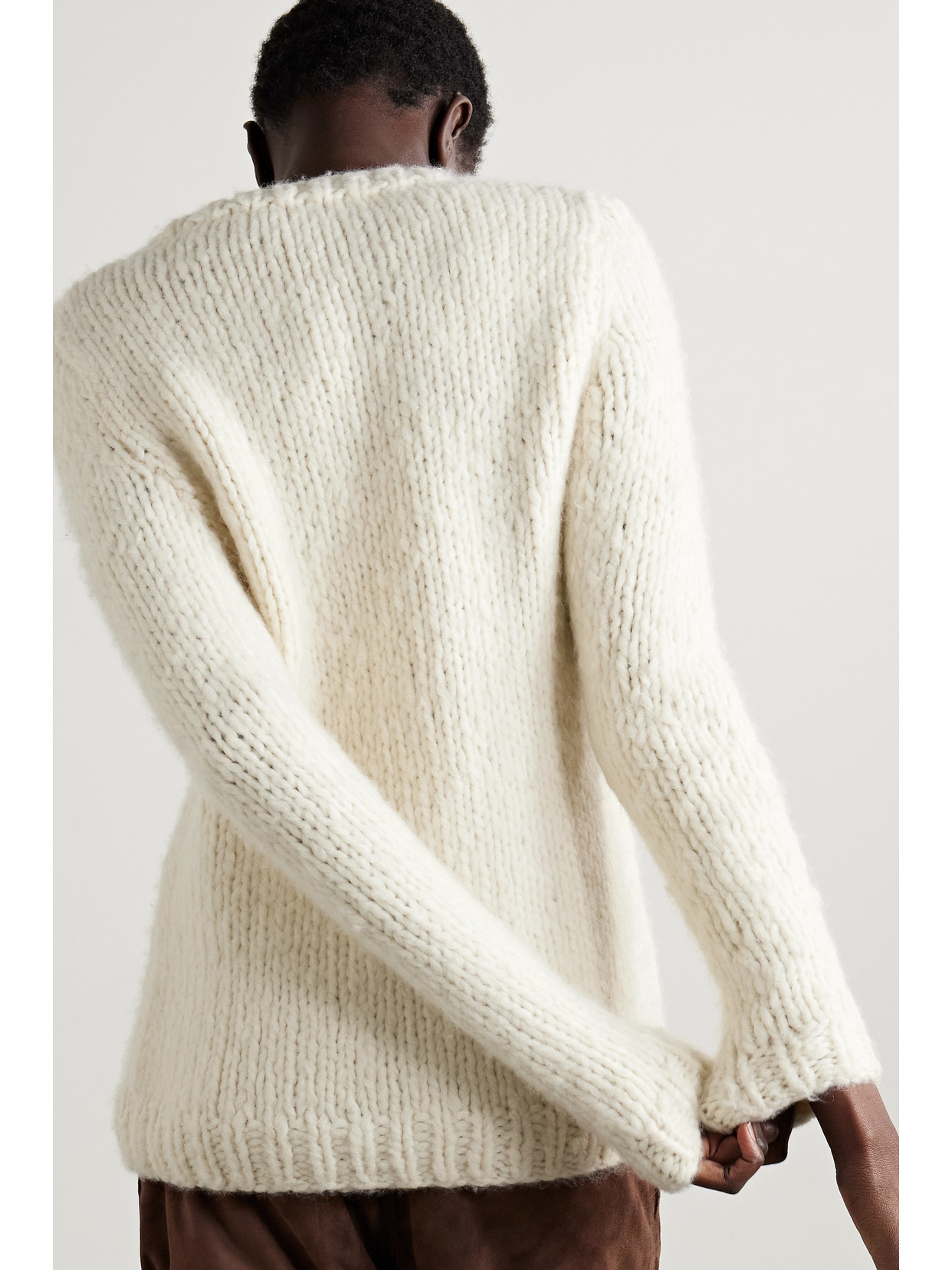 Gabriela Hearst Lawrence Cashmere Sweater In Ivory