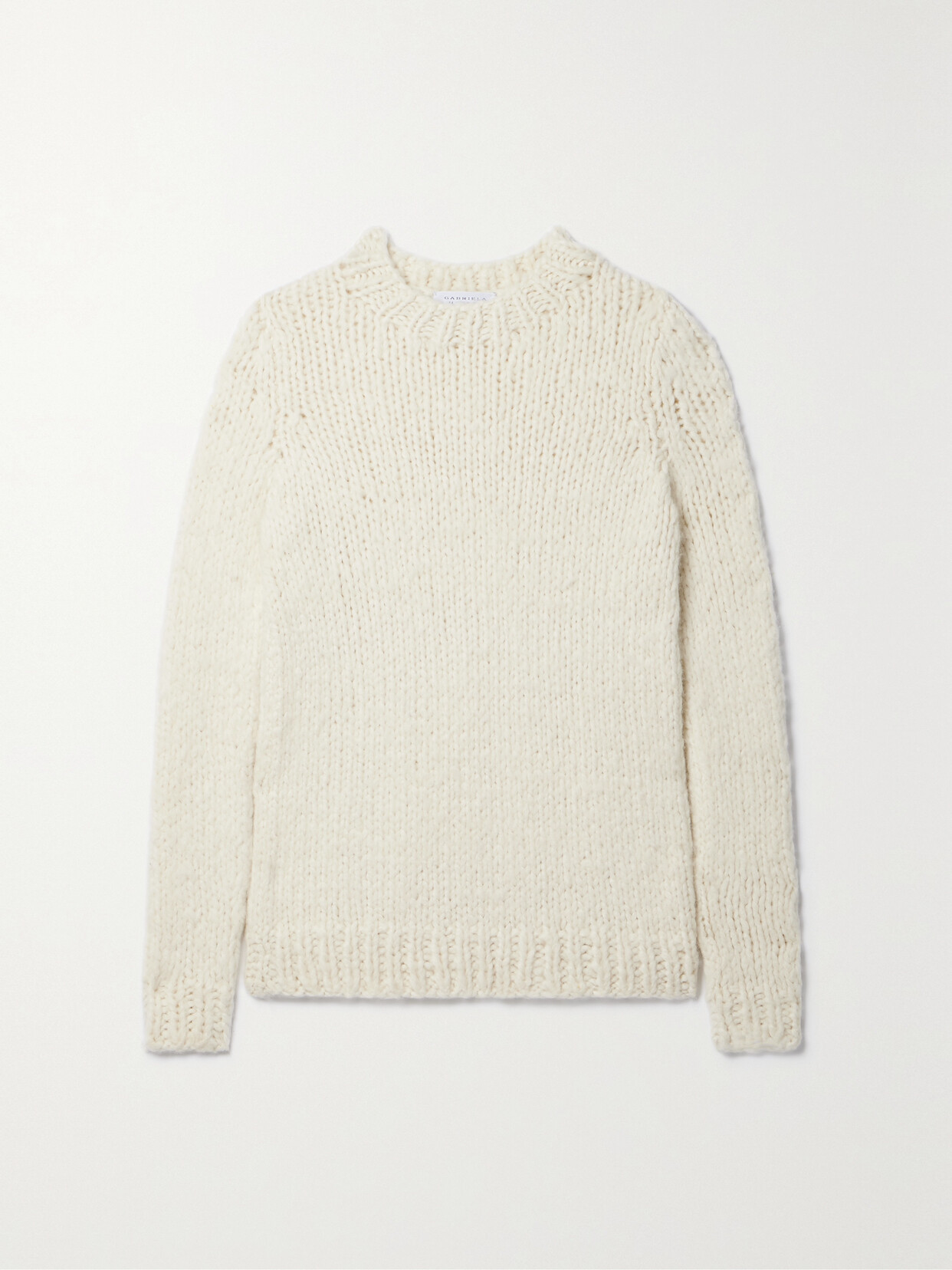 Shop Gabriela Hearst Lawrence Cashmere Sweater In Ivory