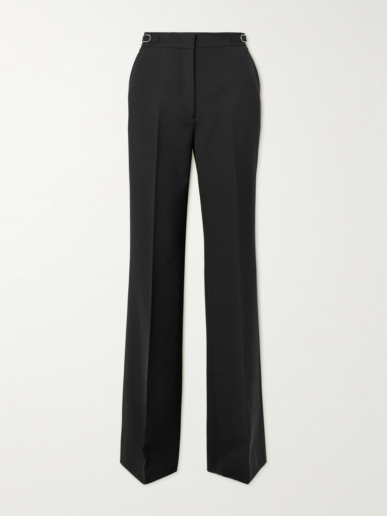 Gabriela Hearst Vesta Wool-crepe Straight-leg Pants - Black