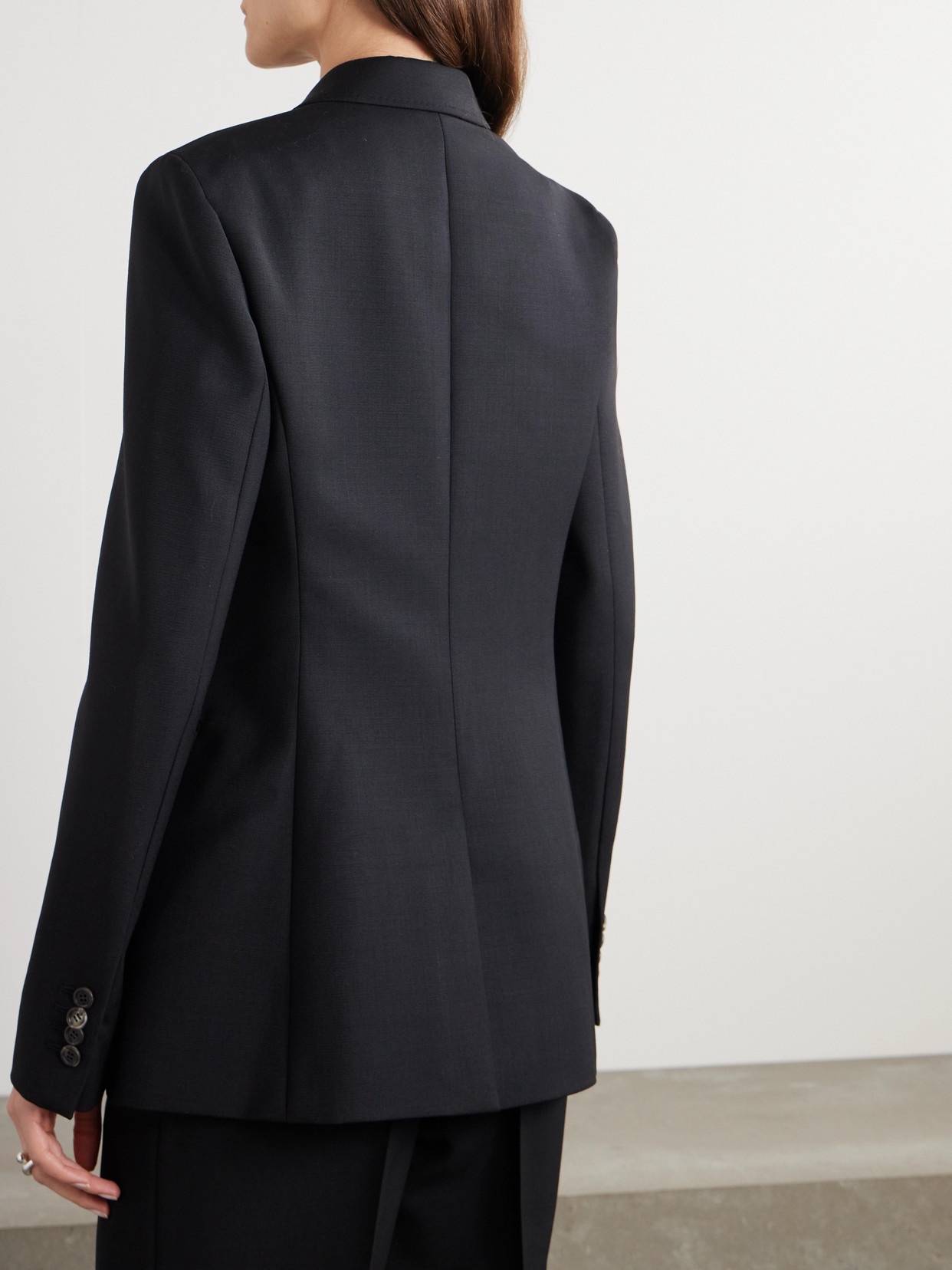 Gabriela Hearst Angela Wool Blazer In Black  