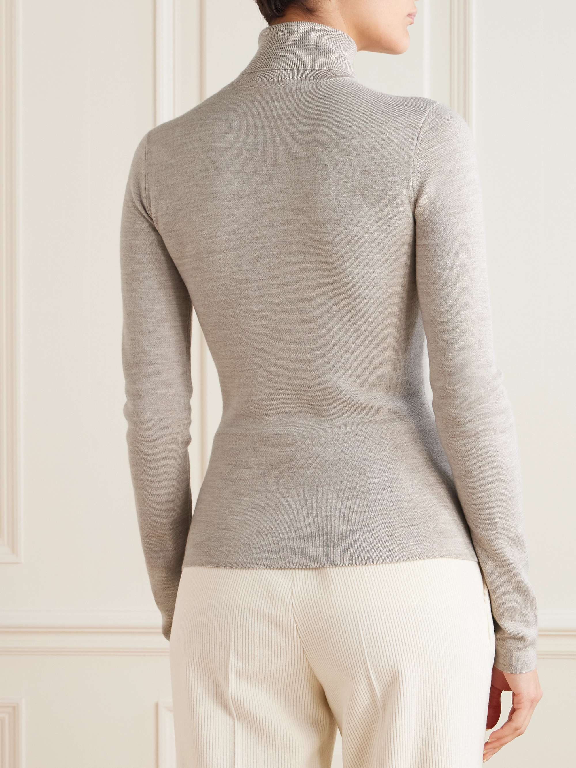 GABRIELA HEARST May wool, cashmere and silk-blend turtleneck sweater