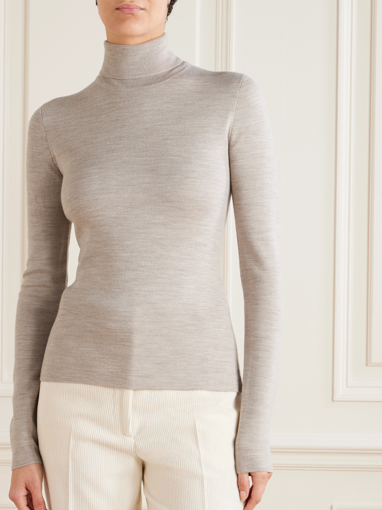 Gabriela Hearst Costa Cashmere Turtleneck In Neutrals