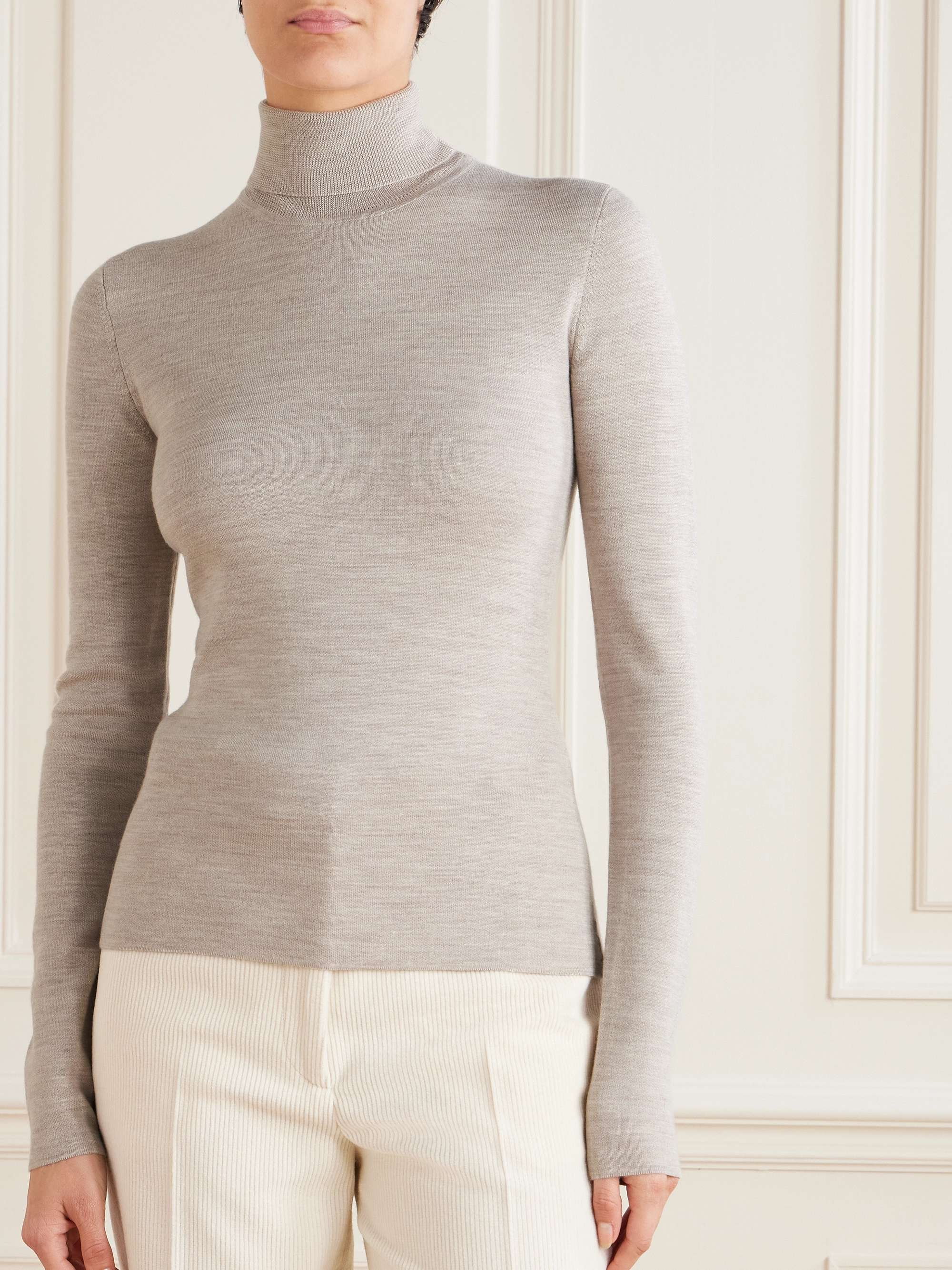 GABRIELA HEARST May wool, cashmere and silk-blend turtleneck sweater