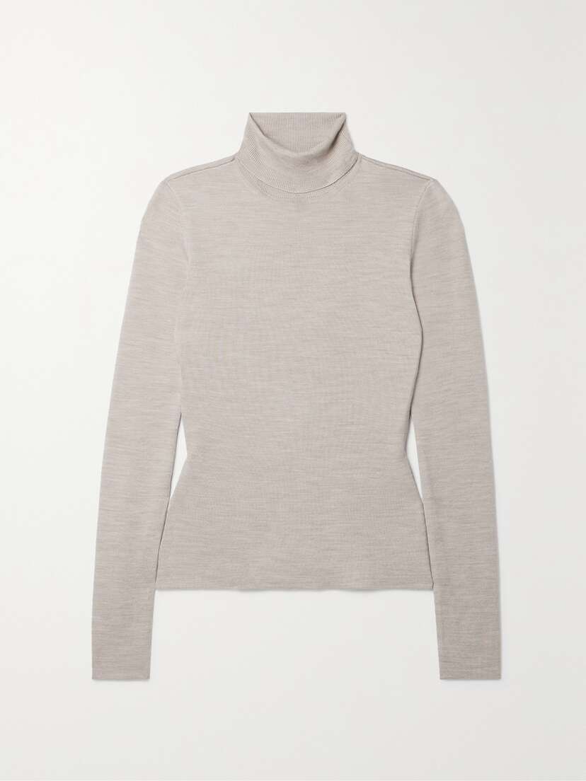 Gabriela Hearst May Wool, Cashmere And Silk-blend Turtleneck Sweater