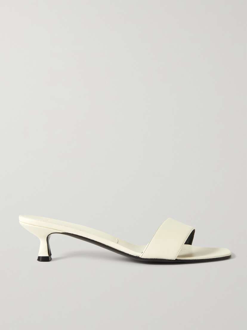 Loulou de Saison + Net Sustain Elys Leather Mules