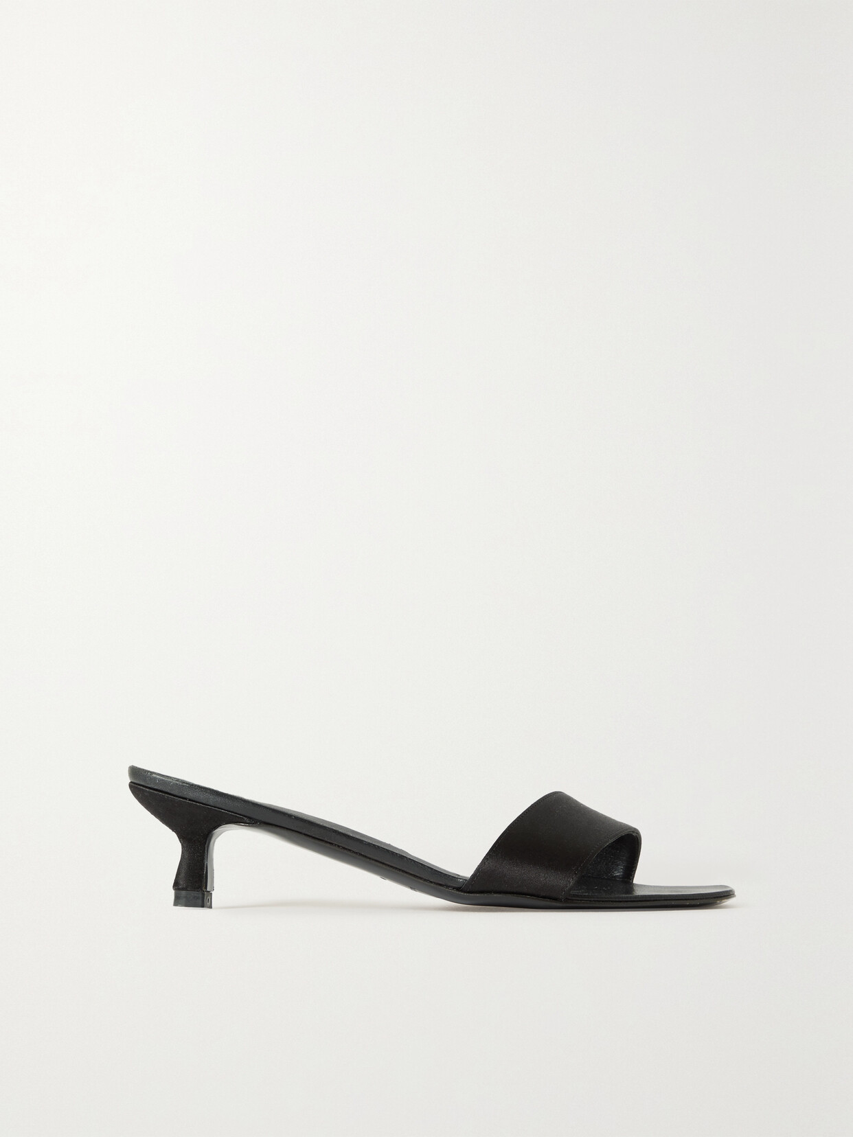 LOULOU STUDIO - + Net Sustain Elys Satin Mules - Black