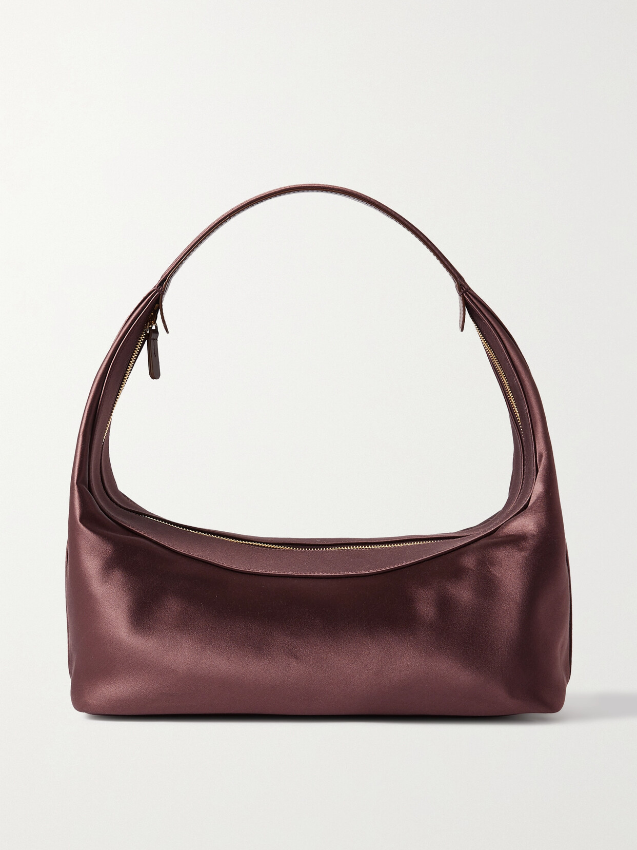 LOULOU STUDIO - + Net Sustain Tania Satin Shoulder Bag - Burgundy