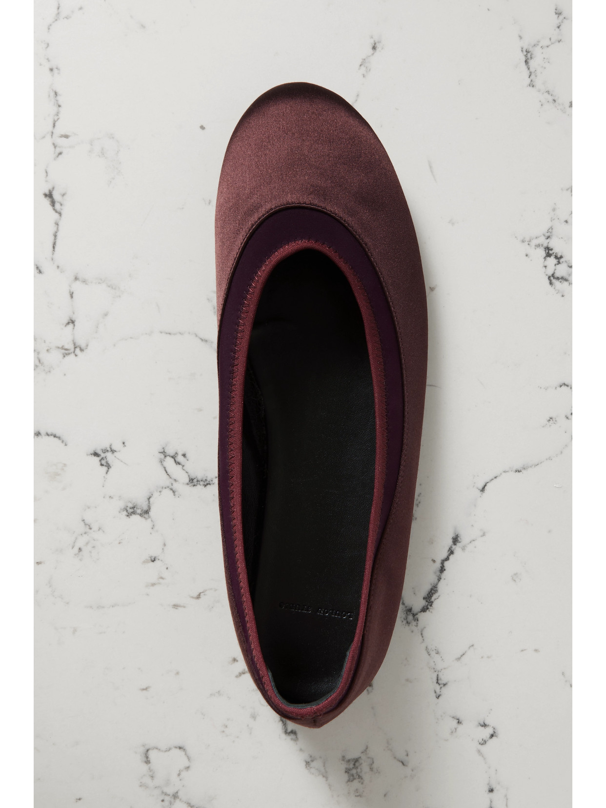 + Net Sustain Frano Stretch Jersey-Trimmed Ballet Flats