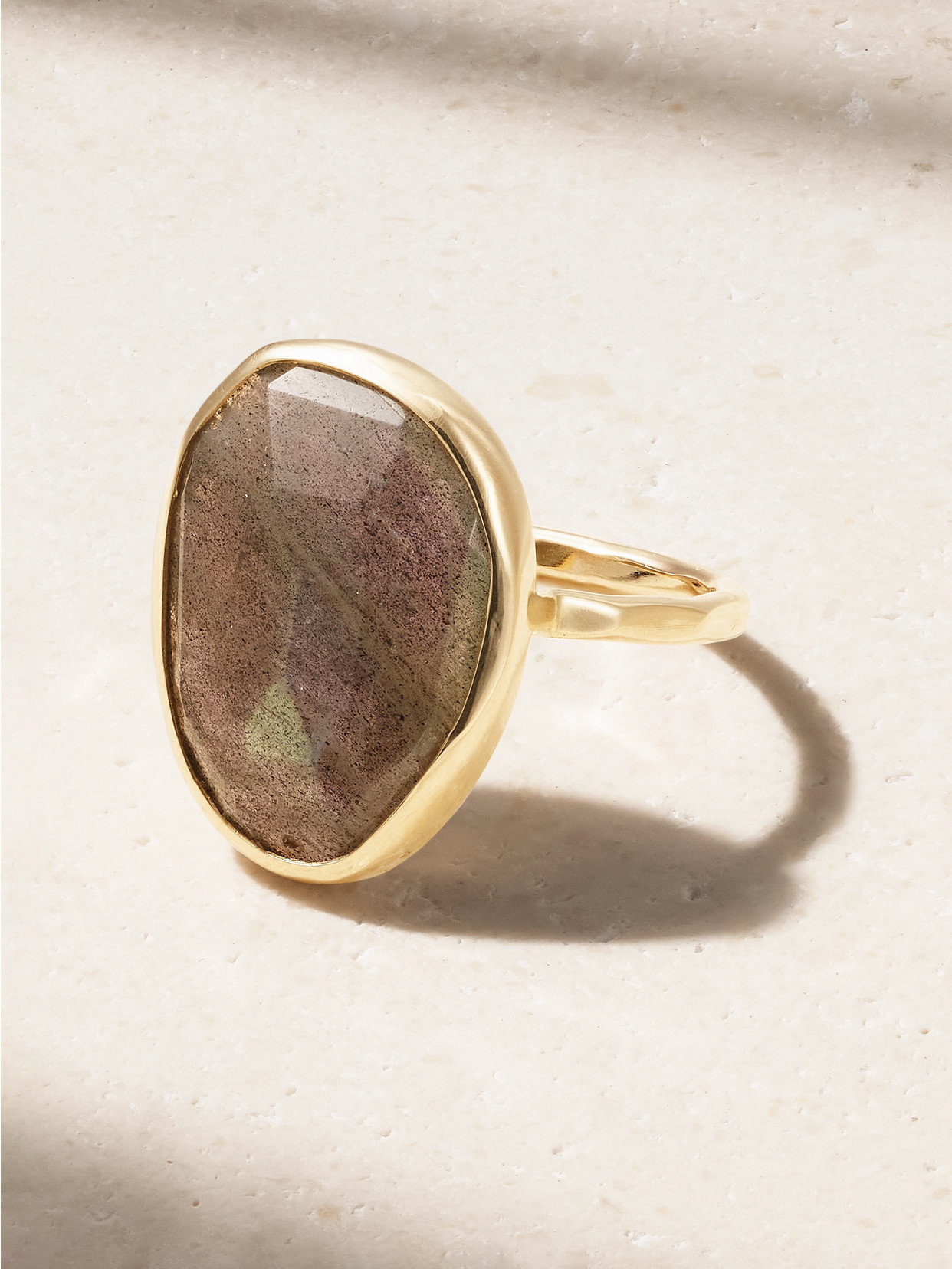 Melissa Joy Manning 14-karat Recycled Gold Labradorite Ring