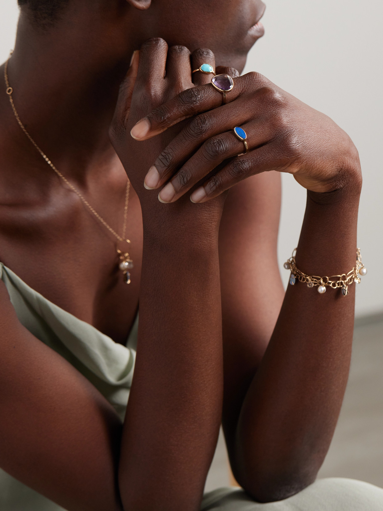 Melissa Joy Manning 14-karat Recycled Gold Opal Ring In Gold