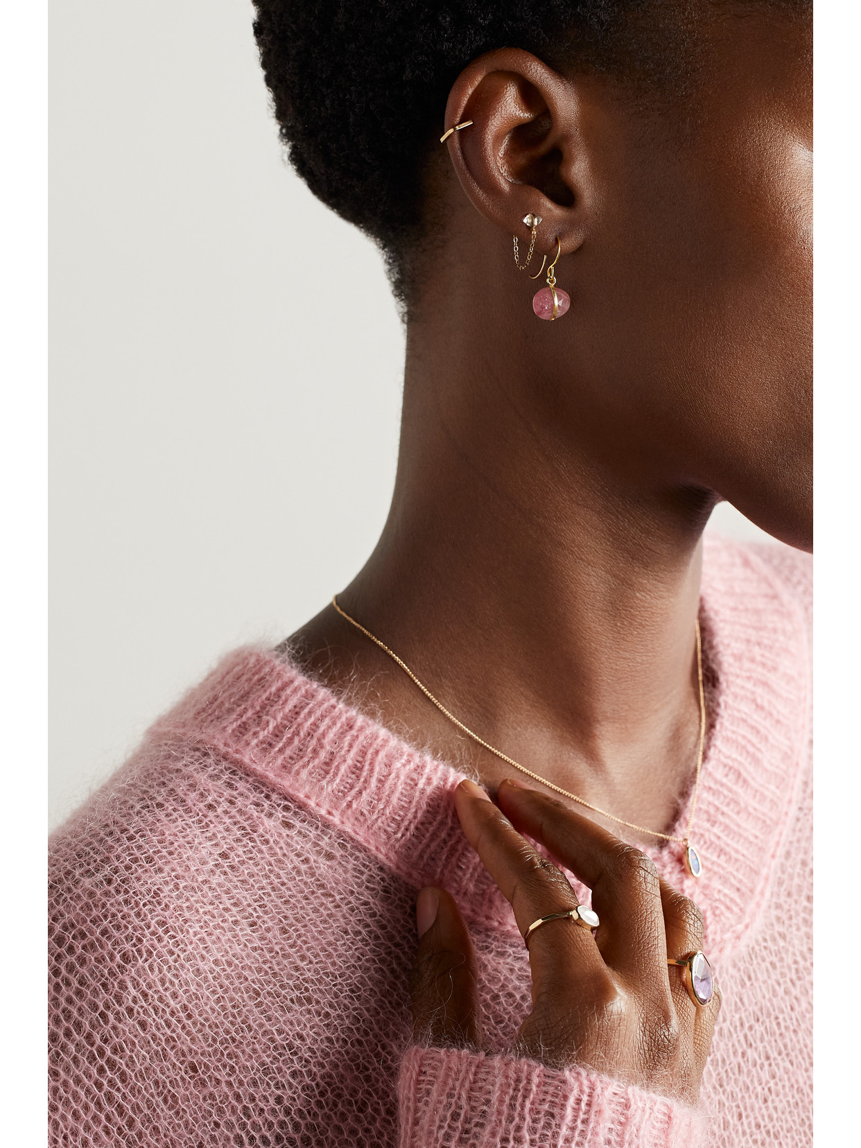 Melissa Joy Manning 14-karat Recycled Gold Sapphire Earrings In Gold