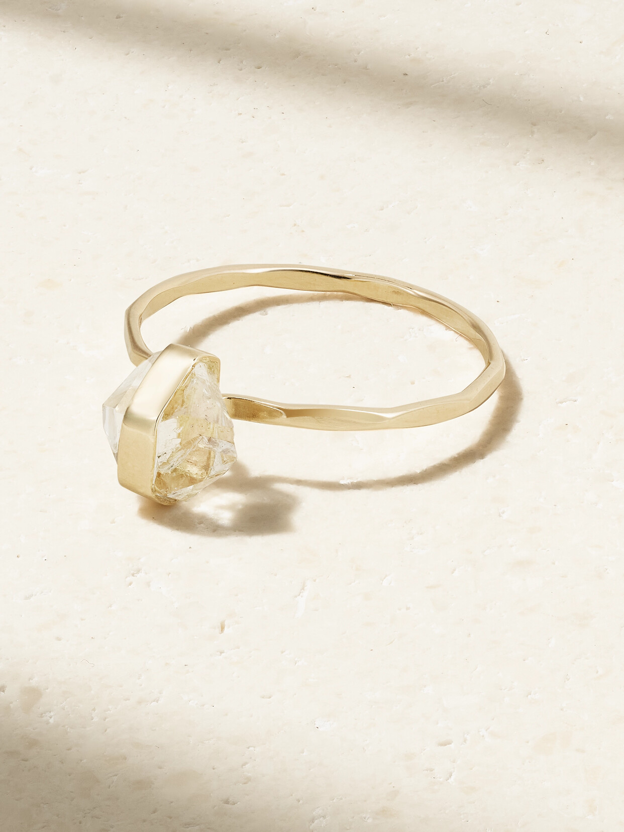 Melissa Joy Manning 14-karat Recycled Gold Herkimer Diamond Ring - 8
