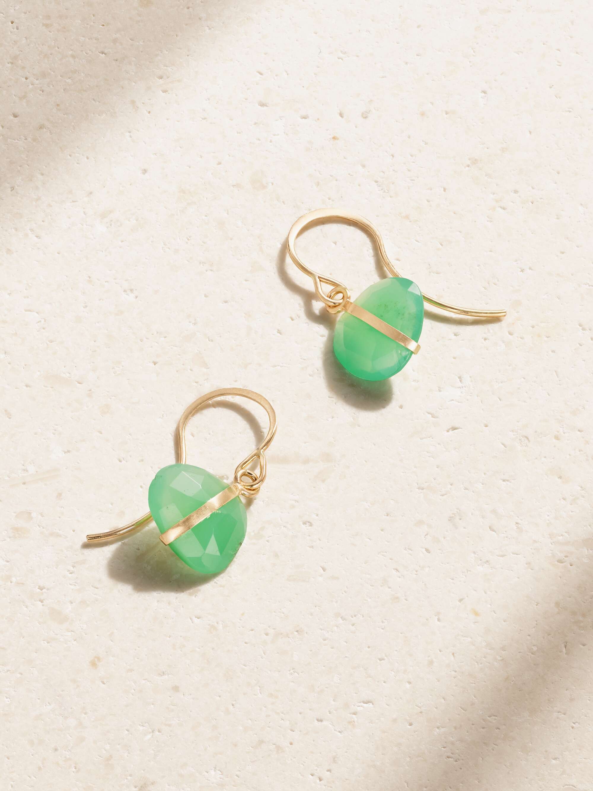 MELISSA JOY MANNING 14-karat recycled gold chrysoprase