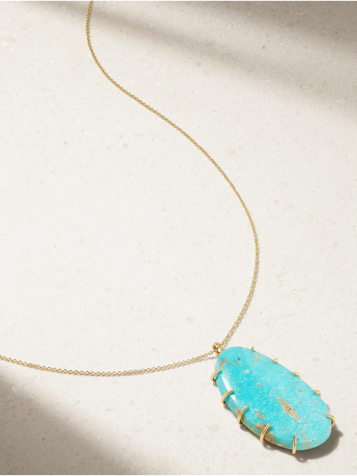 Melissa Joy Manning 14-karat Recycled Turquoise Necklace