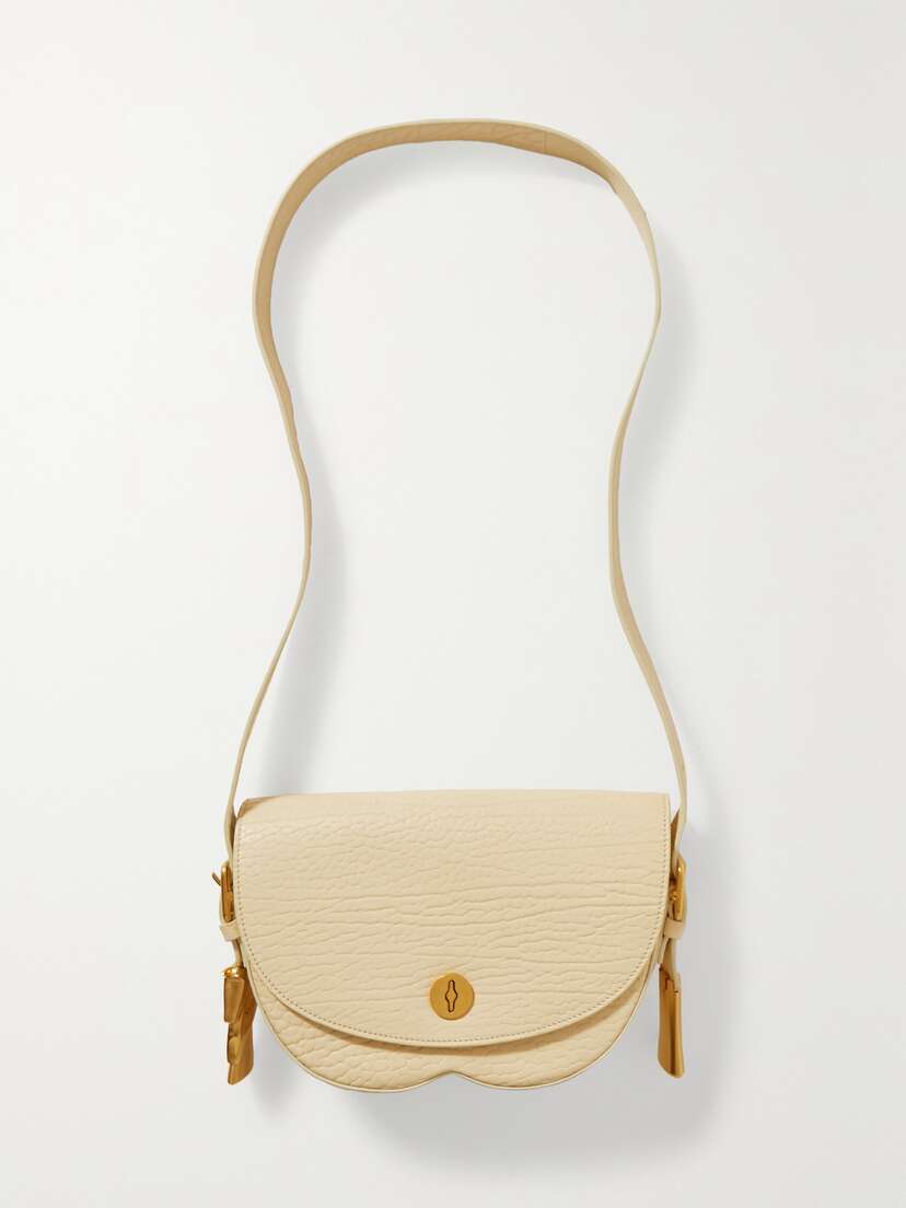 Burberry Textured-leather Shoulder Bag