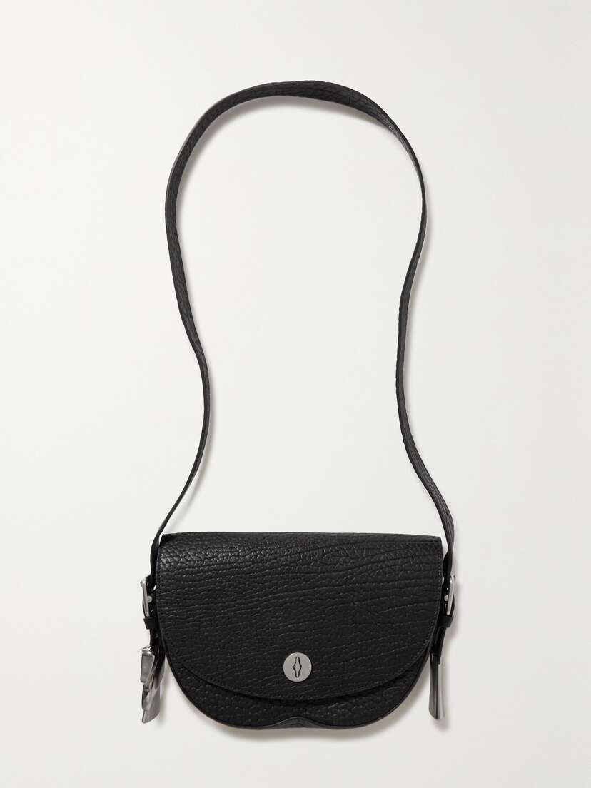 Burberry Textured-leather Shoulder Bag