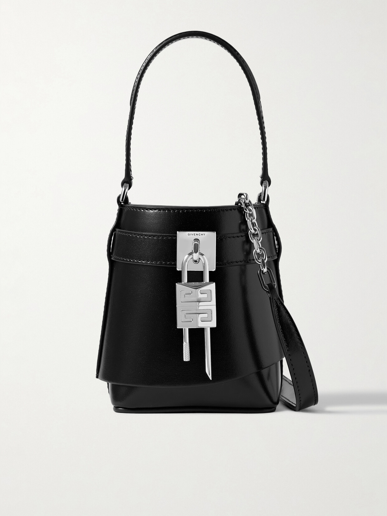 Givenchy Leather Bucket Bag - Black
