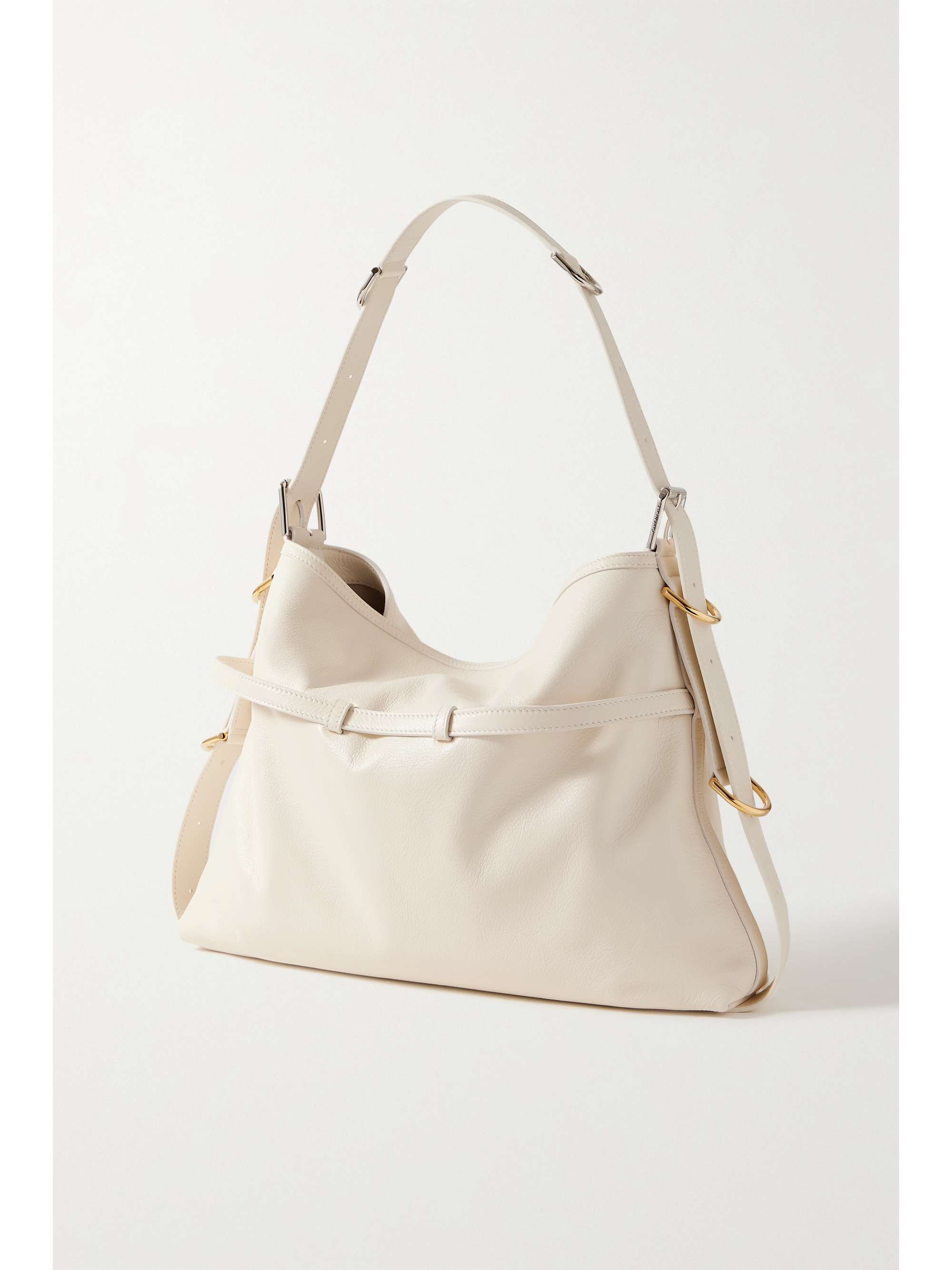 GIVENCHY Voyou medium textured-leather shoulder bag