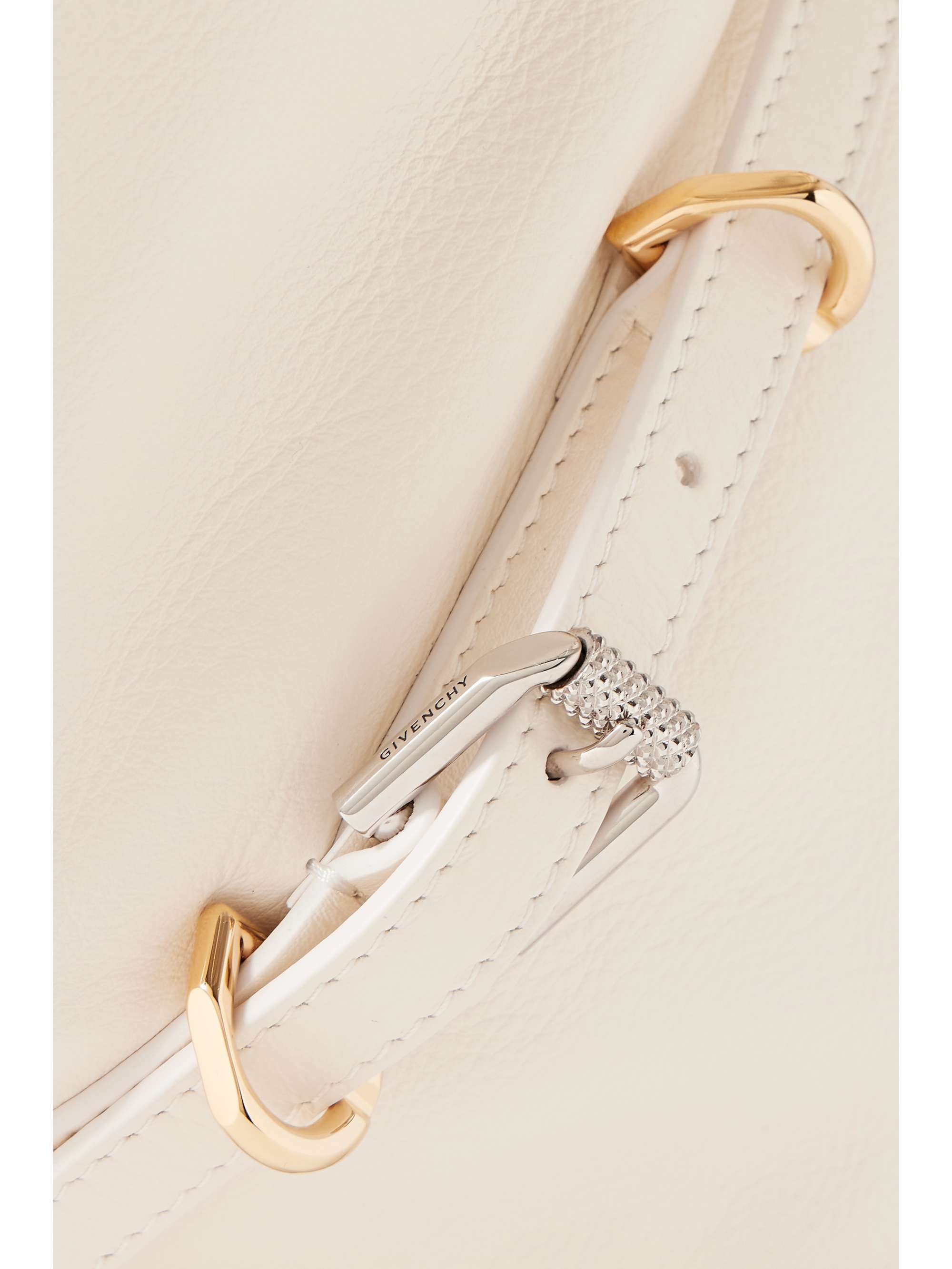 GIVENCHY Voyou medium textured-leather shoulder bag