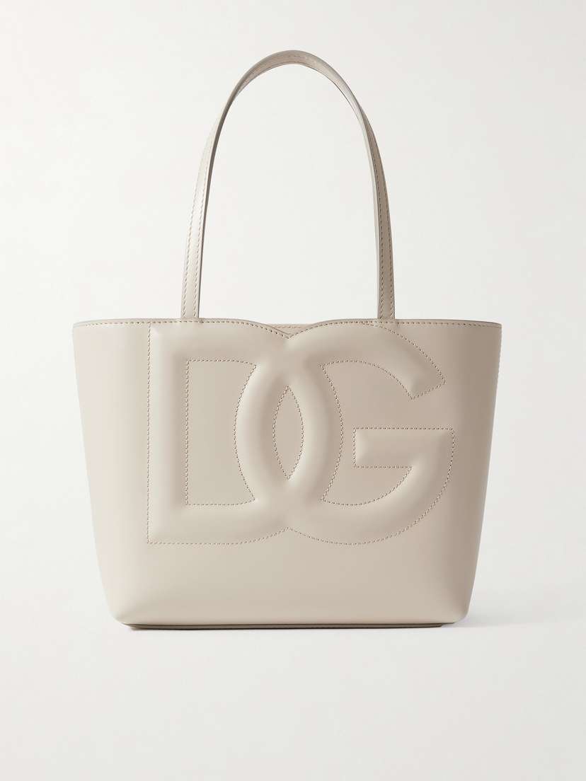Dolce & Gabbana Embossed Leather Tote