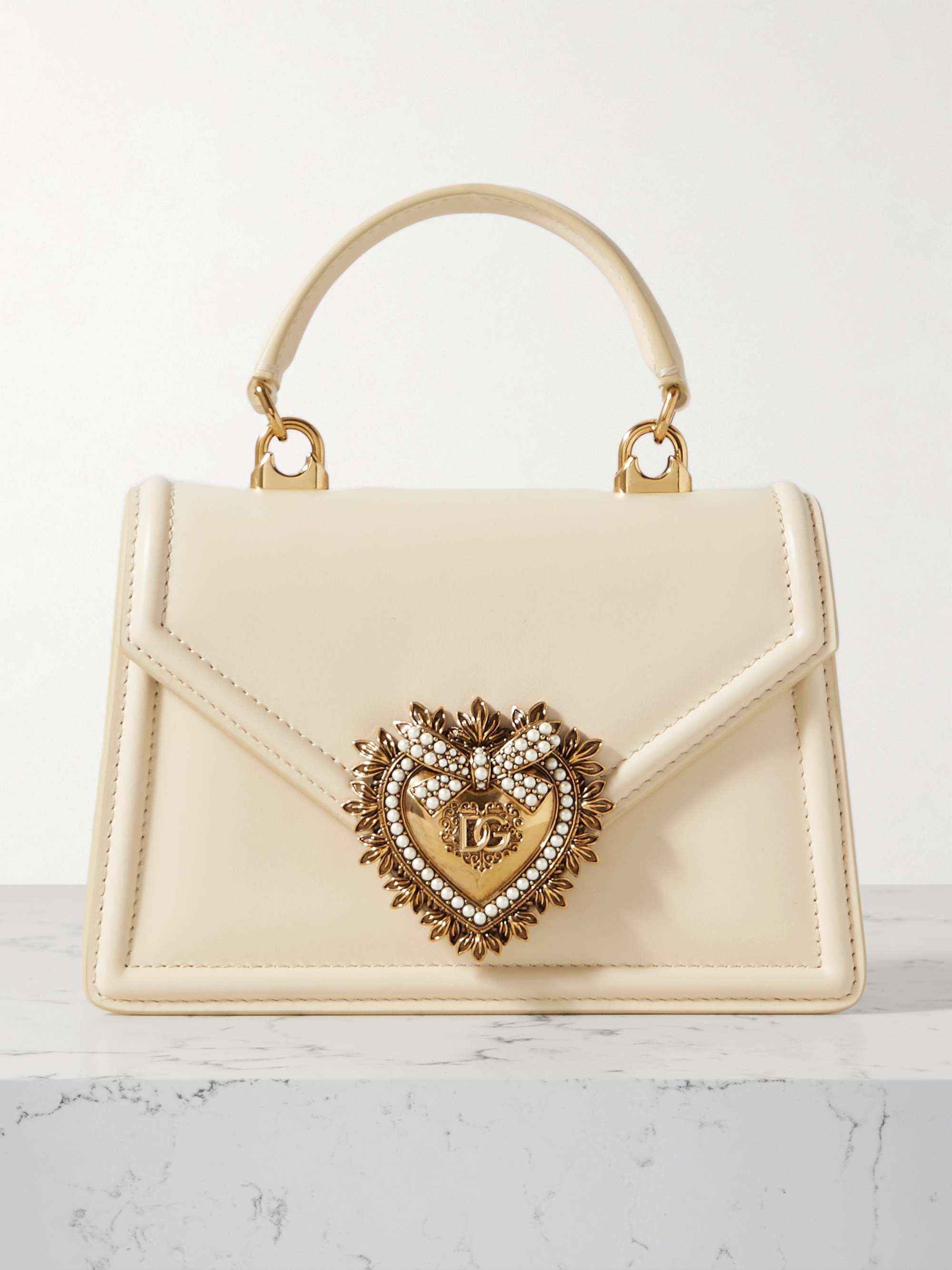 Devotion small embellished leather shoulder bag