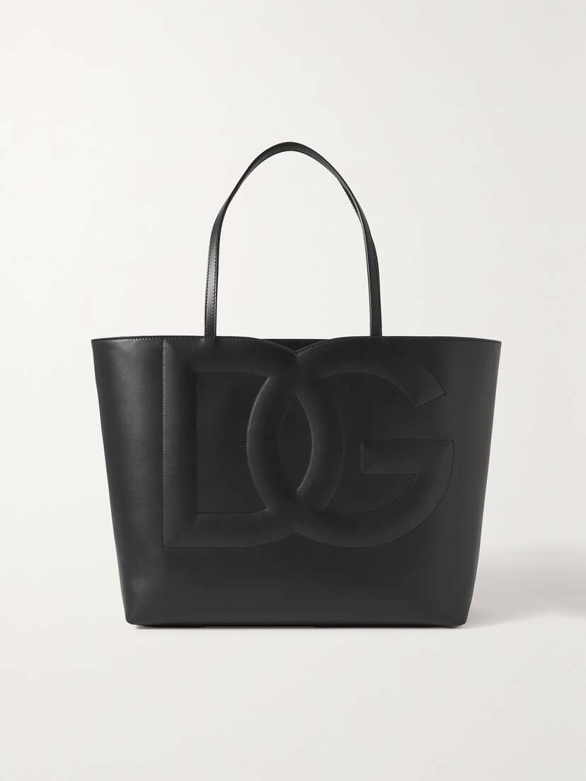 Dolce & Gabbana Large Embossed Leather Tote