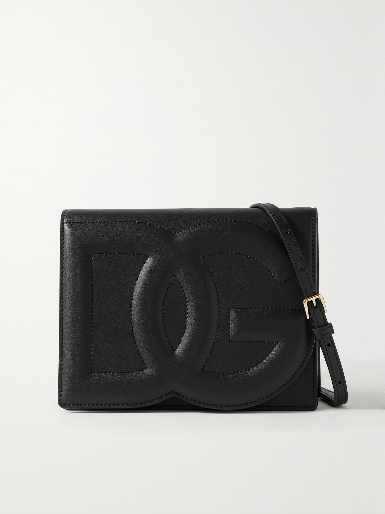 Dolce & Gabbana - Leather Shoulder Bag - Black