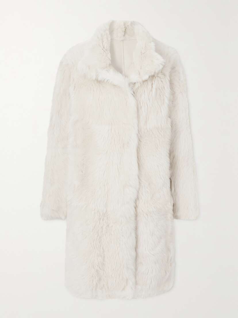 Yves Salomon Toscana Oversized Shearling Coat