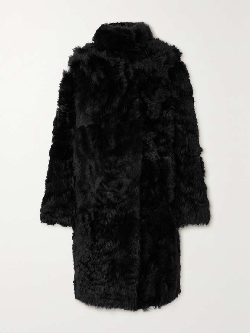 Yves Salomon Toscana Oversized Shearling Coat