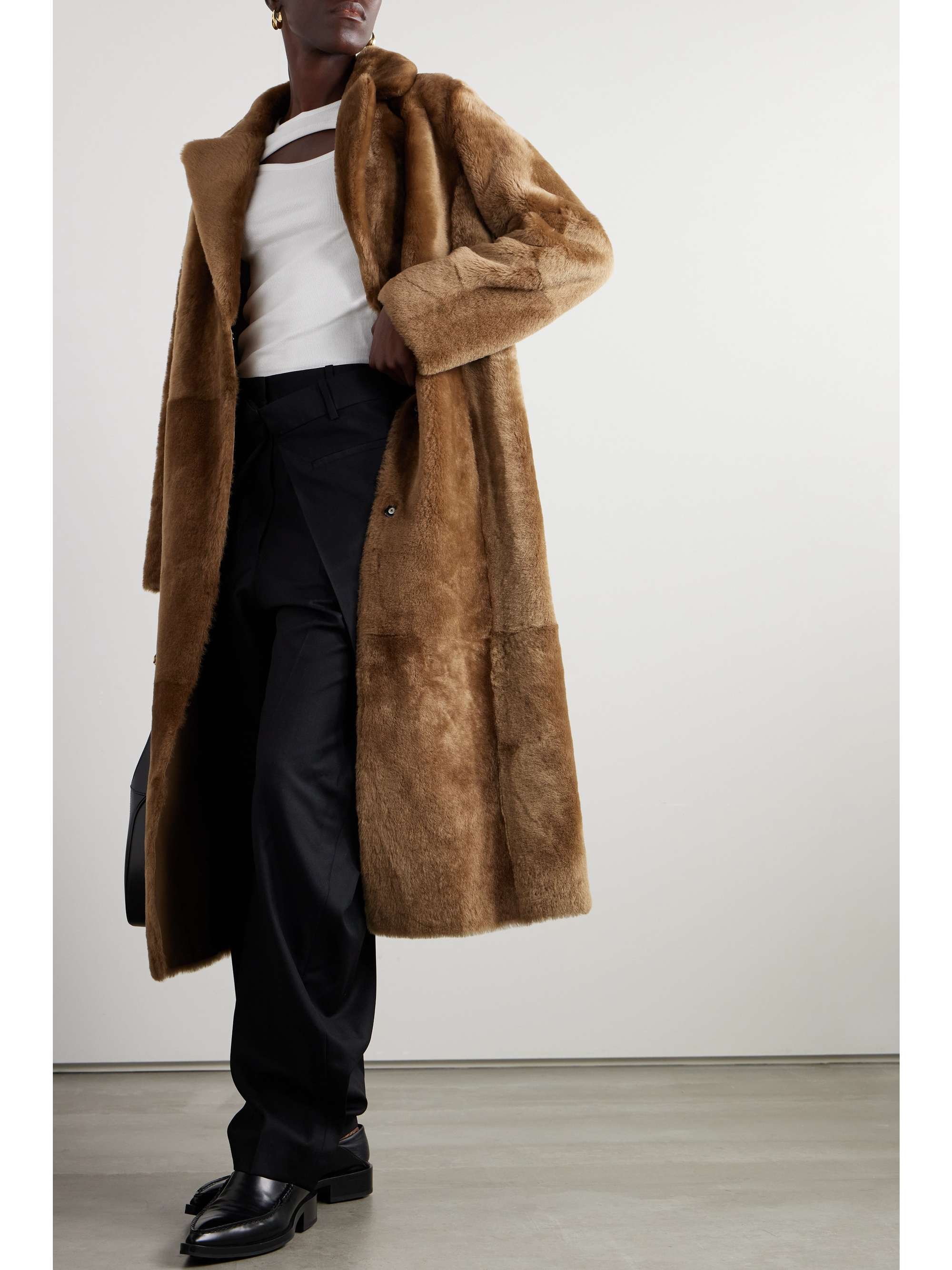 YVES SALOMON Shearling coat | NET-A-PORTER