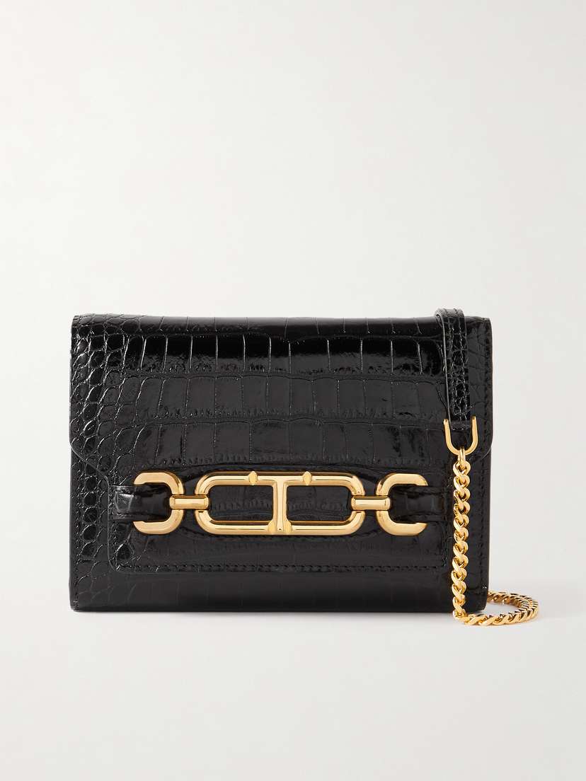 Tom Ford Mini Croc-effect Leather Shoulder Bag