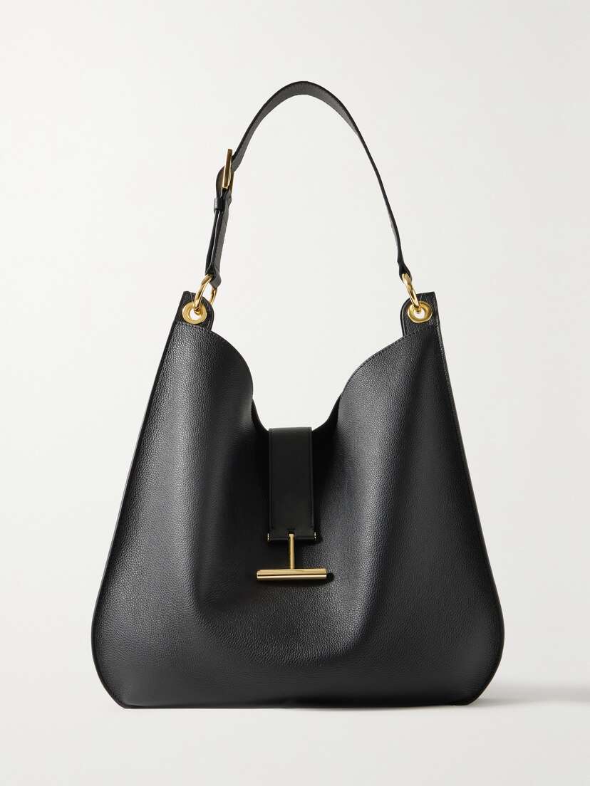 Tom Ford Tara Large Textured-leather Shoulder Bag