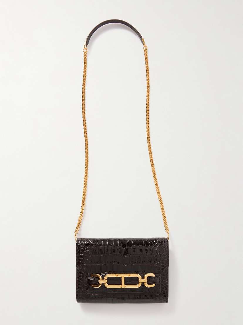 Tom Ford Mini Croc-effect Leather Shoulder Bag