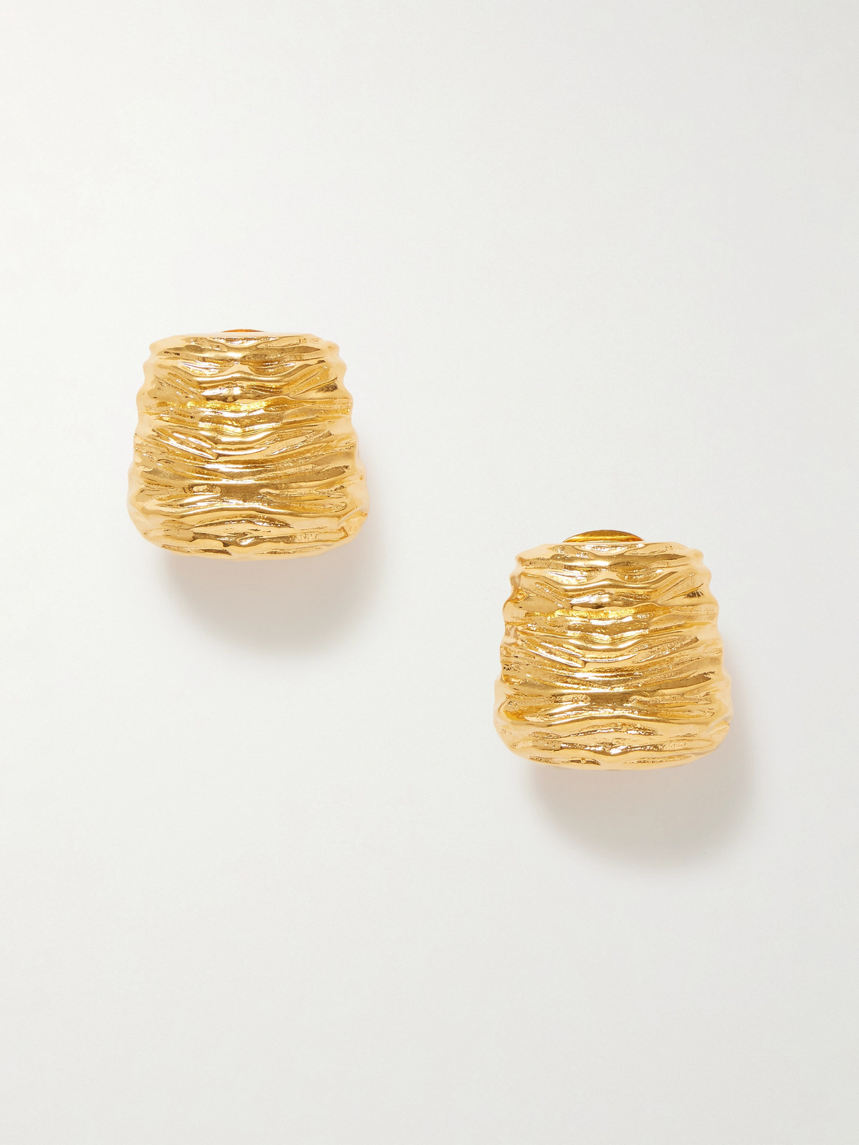 Tom Ford Moon Gold-tone Clip Earrings