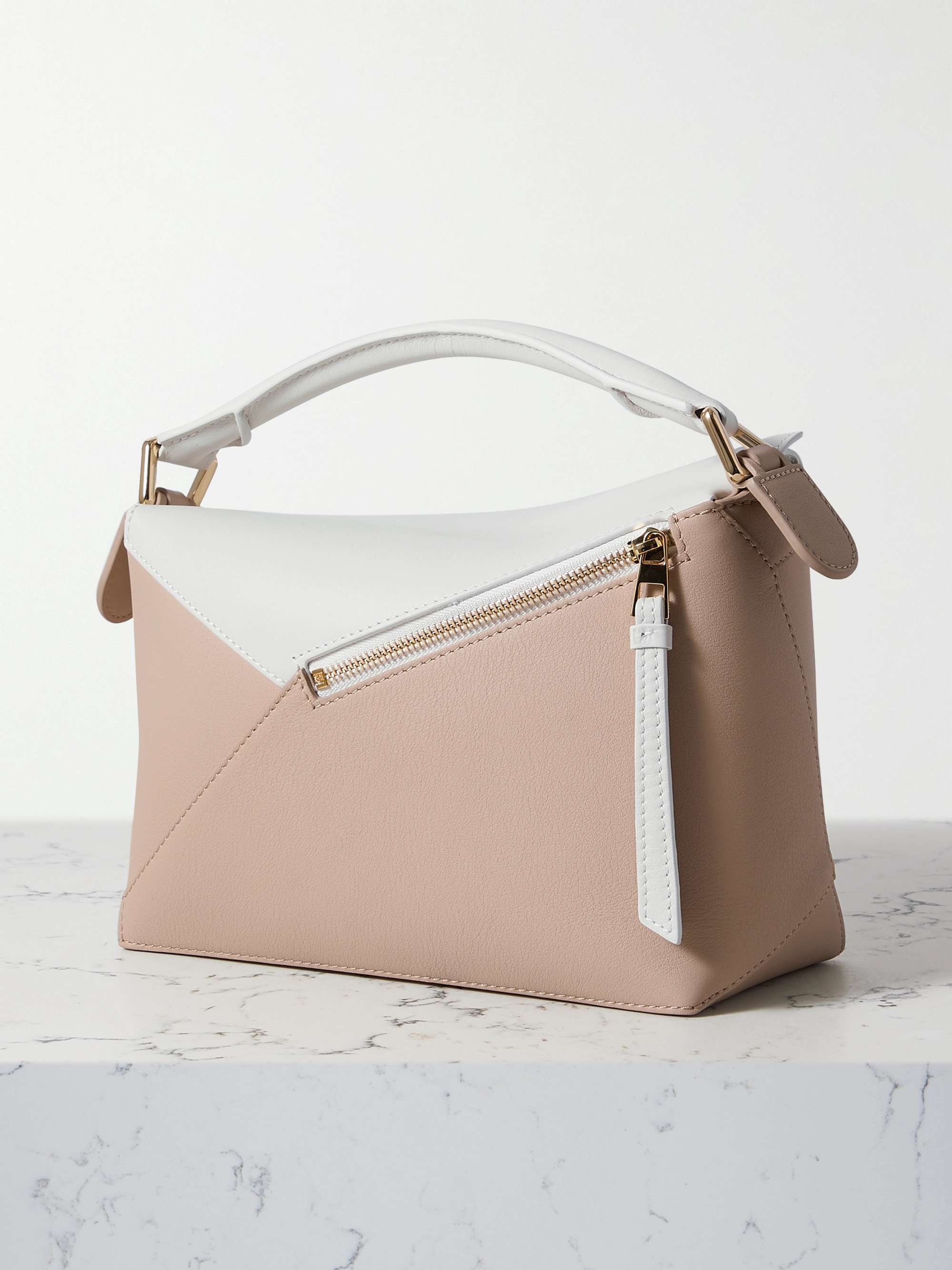 LOEWE Puzzle small textured-leather shoulder bag